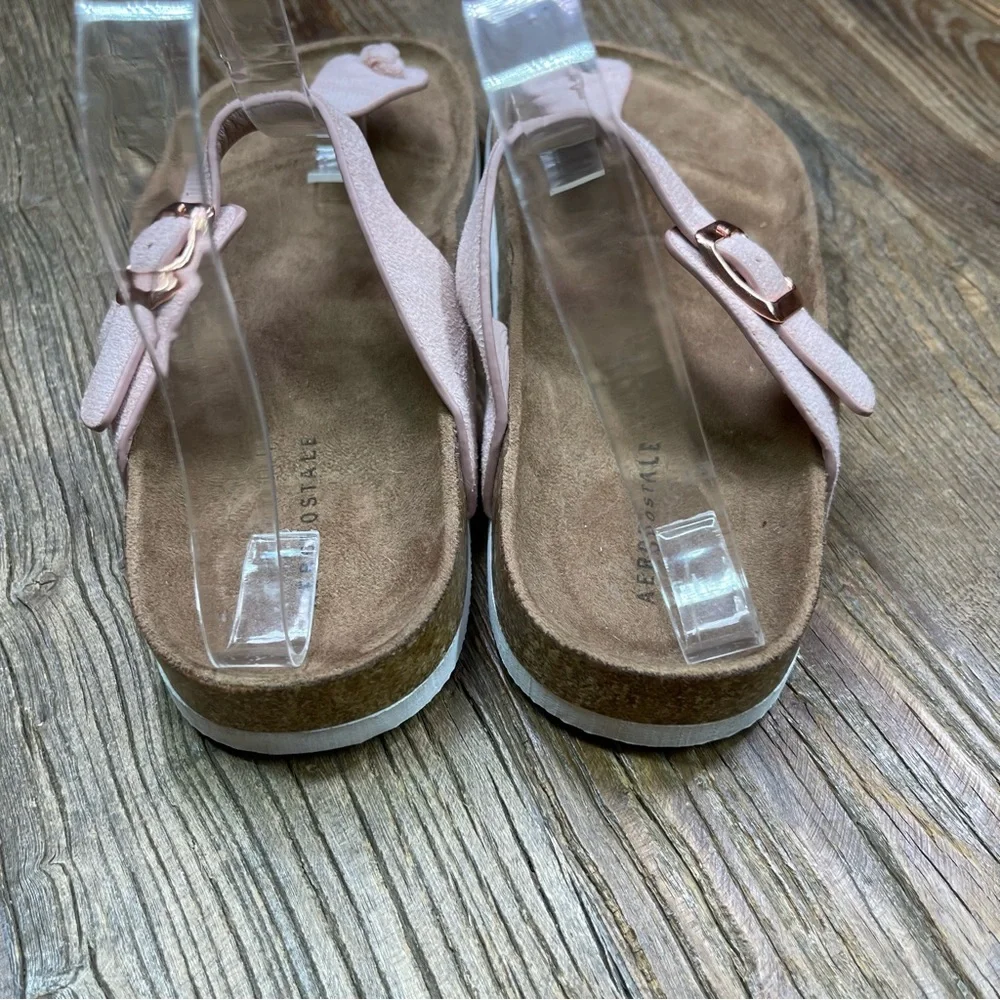 New ~. AÉROPOSTALE T-Strap Cork Sandal Size 9